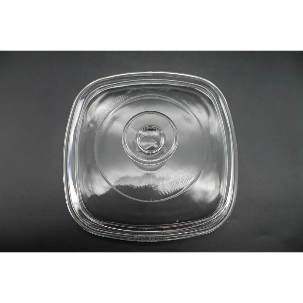 Vintage Corning Ware A-1-B 1 Liter Casserole Dish w Pyrex Lid Floral Basket